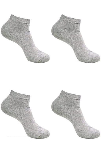 Women Solid Ankle Length Socks (Pack of 4)