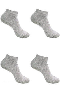 Women Solid Ankle Length Socks (Pack of 4)