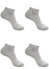 Women Solid Ankle Length Socks (Pack of 4)