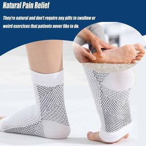 ORTHO Bamboo Neuropathy Socks|| SWOLLEN FEET AND ANKLES PAIN RELIEF BAMBOO COMPRESSION SOCKS (DOCTOR'S CHOICE) BUY 1 GET 1 FREE- (PACK OF 2)